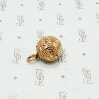 victorian rose gold filled fob