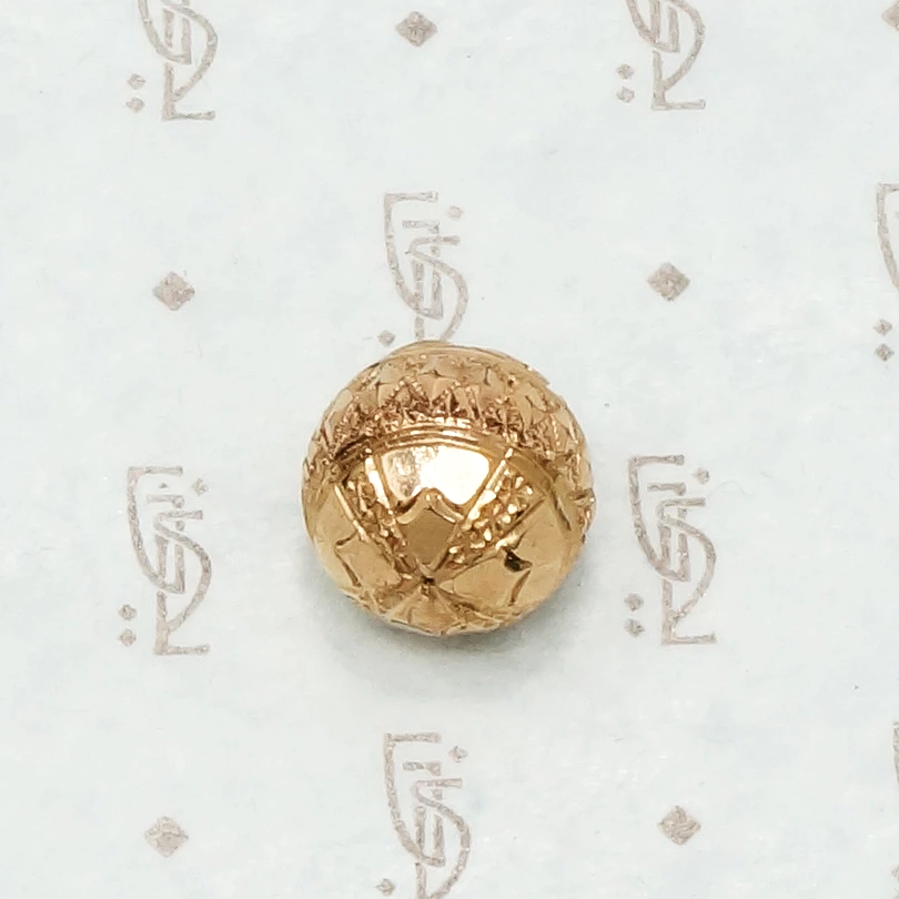victorian rose gold filled fob