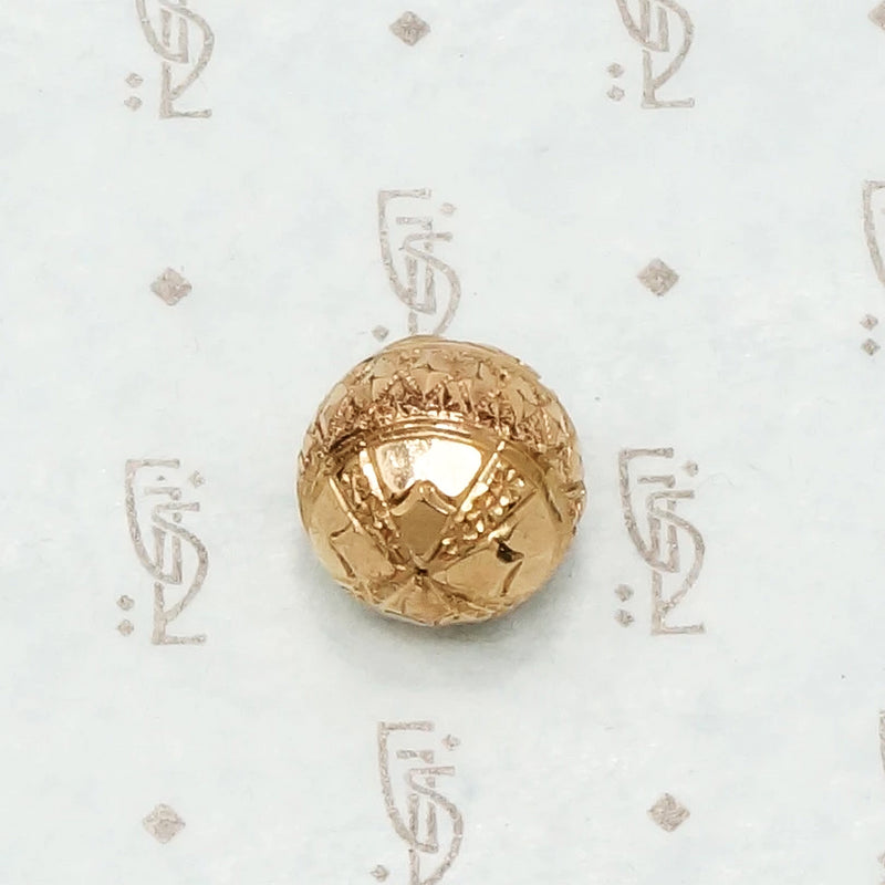 victorian rose gold filled fob