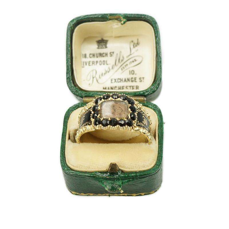 Mourning Ring in its Original Box circa 1822