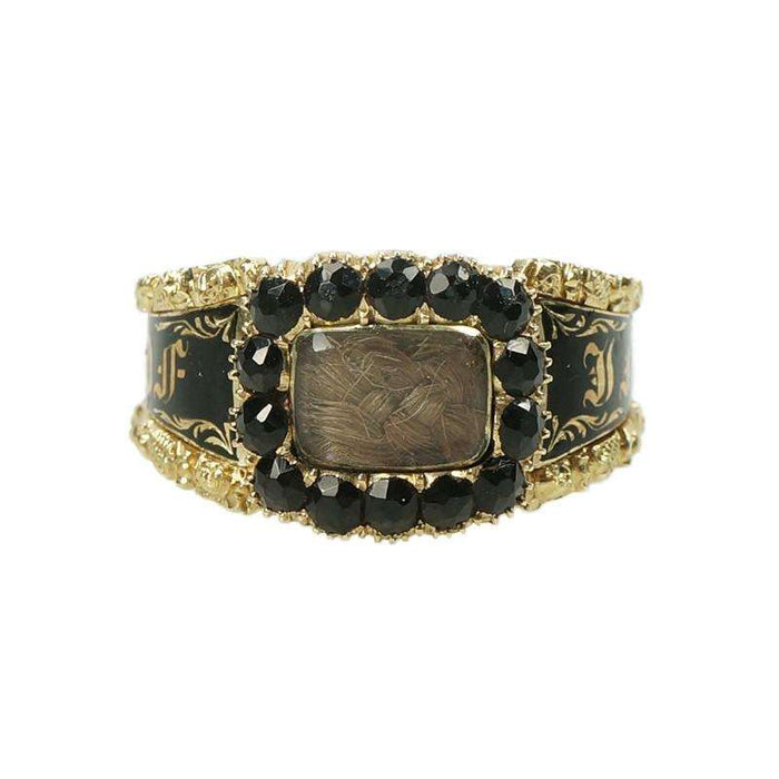 Mourning Ring in its Original Box circa 1822
