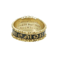 Mourning Ring in its Original Box circa 1822