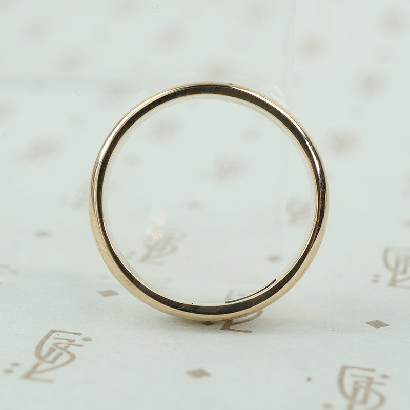 rose gold vintage wedding band