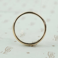 rose gold vintage wedding band