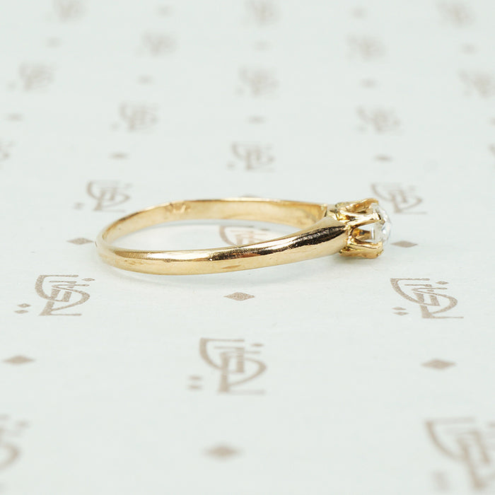 Rose Cut Diamond Solitaire