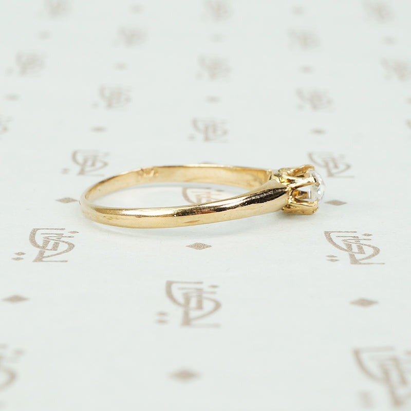 Rose Cut Diamond Solitaire
