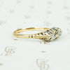 Triple Rose Cut Diamond Ring
