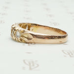 Chunky Antique Rose Cut Diamond Band