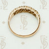 Chunky Antique Rose Cut Diamond Band