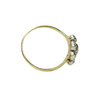 Georgian Old Mine Cut Diamond Cluster Ring