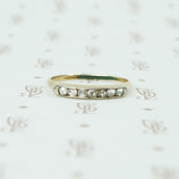 rose cut diamond band