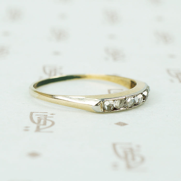 The Rose Cut Diamond Band