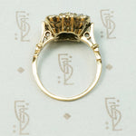 Rose Cut Diamond 19thc Picture Frame Ring