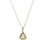 Fancy Light Brown Rose Cut Diamond Pendant