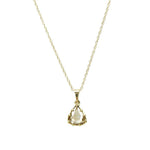 Fancy Light Brown Rose Cut Diamond Pendant