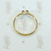 Rose Cut Diamond Solitaire in Decadent High Carat Gold 