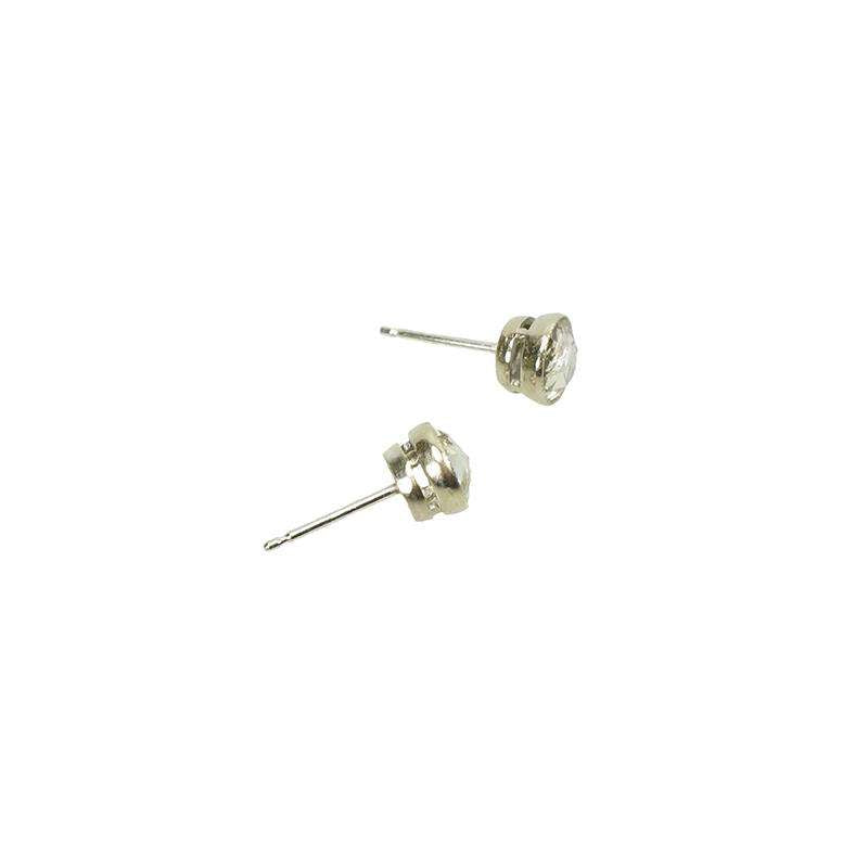 Rose Cut Diamond Stud Earrings