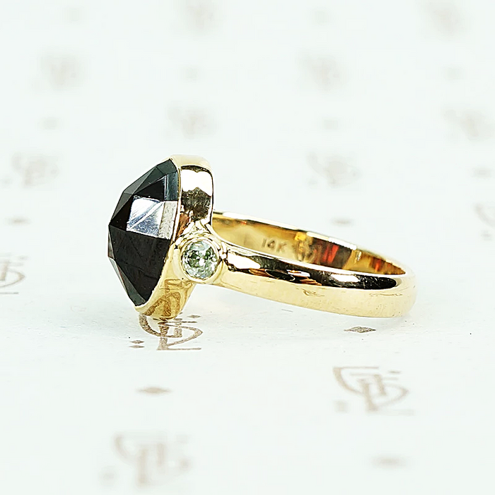The Rose Cut Garnet and Diamond Ring by 720