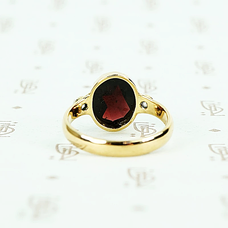 The Rose Cut Garnet and Diamond Ring by 720