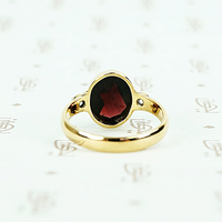 The Rose Cut Garnet and Diamond Ring by 720