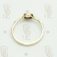 Rose Cut Aurora Sapphire Solitaire Ring by 720