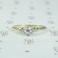 Rose Cut Diamond Solitaire