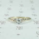 Rose Cut Diamond Solitaire