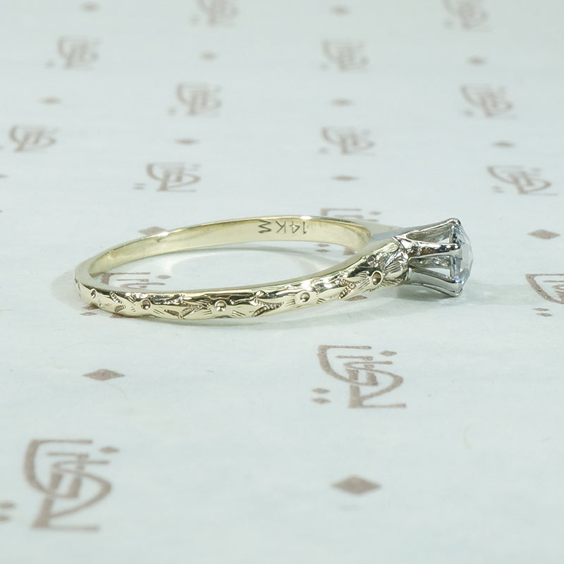 Rose Cut Diamond Solitaire