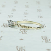 Rose Cut Diamond Solitaire
