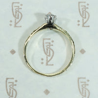 Rose Cut Diamond Solitaire