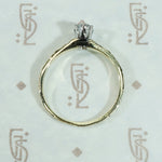 Rose Cut Diamond Solitaire