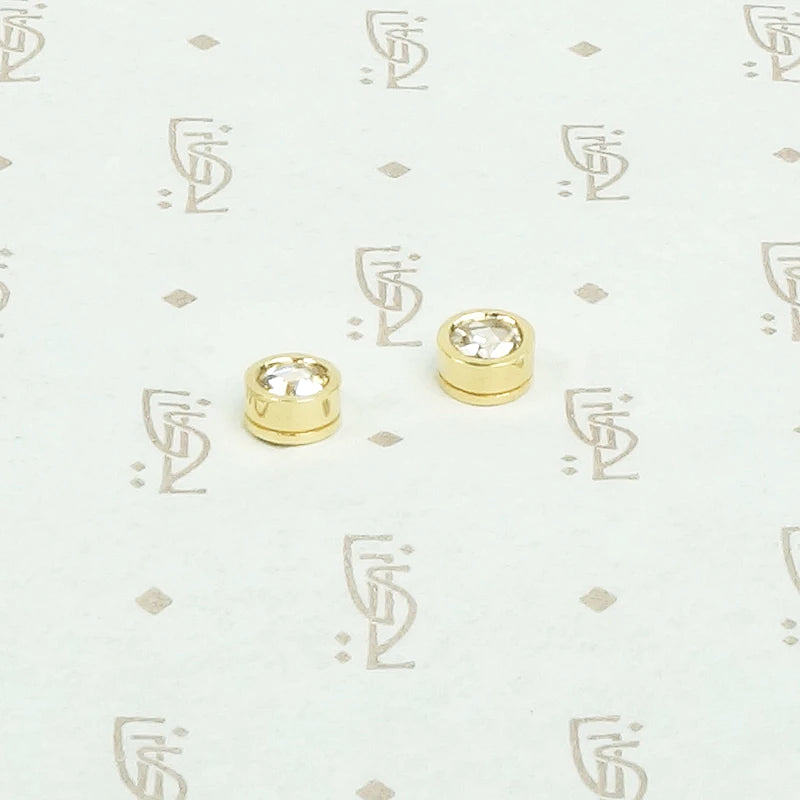 The Rose Cut Diamond Stud Earrings