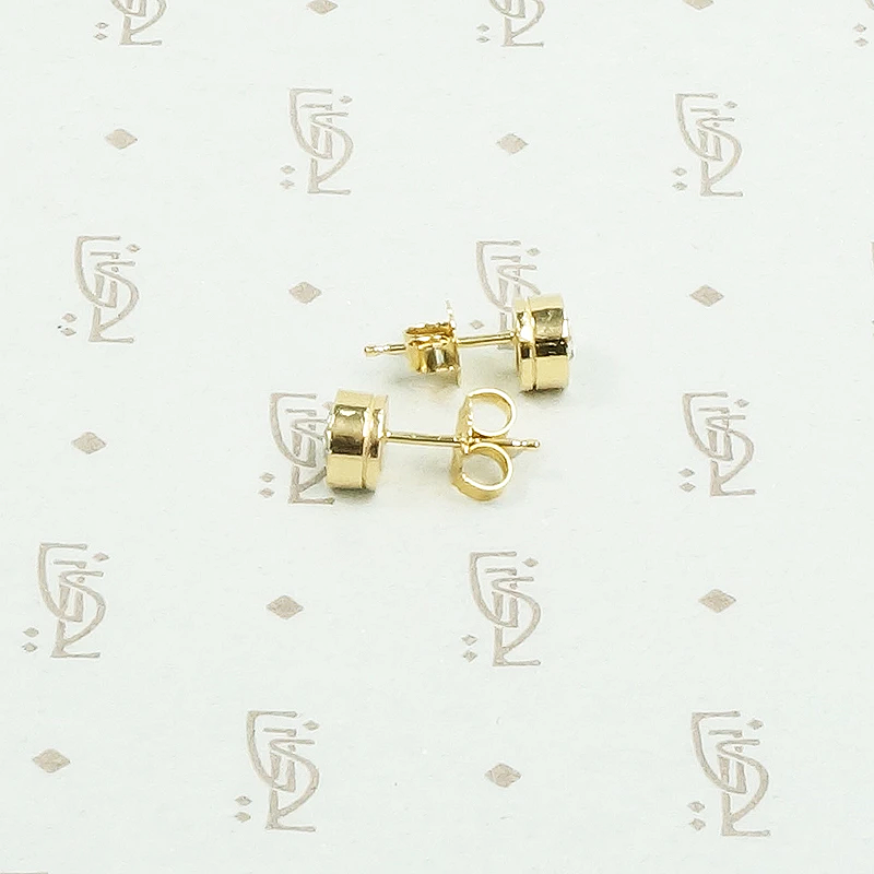 The Rose Cut Diamond Stud Earrings