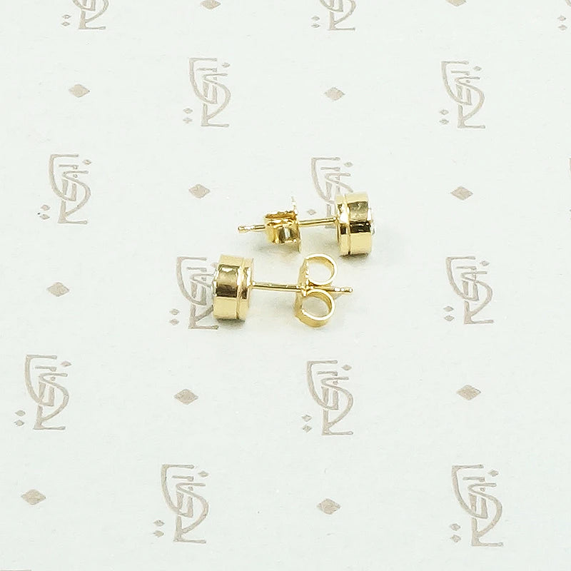The Rose Cut Diamond Stud Earrings