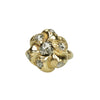 Rose Cut Diamond Studded Flower Ring