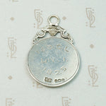 Rose Gold and Sterling Silver English Fob