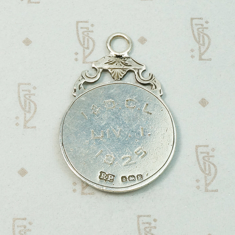 Rose Gold and Sterling Silver English Fob