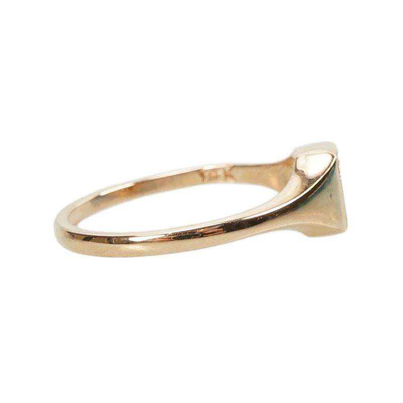 Stacked Baguette Diamond Ring in Rose Gold by 720