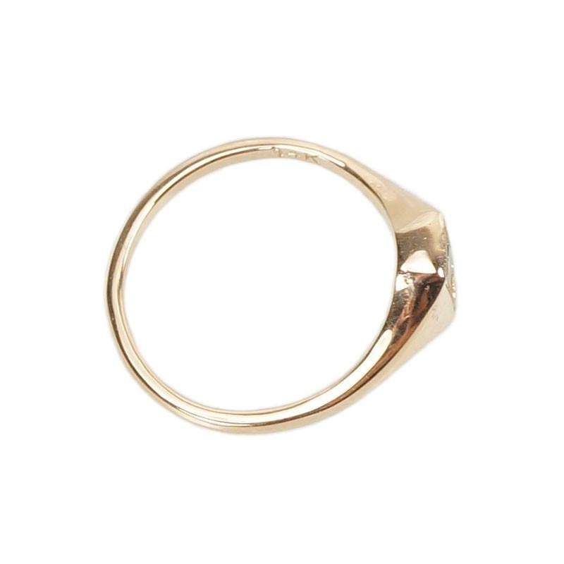 Stacked Baguette Diamond Ring in Rose Gold by 720