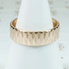 Mid Mod 1960's Geometric Rose Gold Band