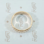 Mid Mod 1960's Geometric Rose Gold Band