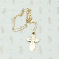 Antique Russian Cross in Rose Gold