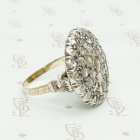 Extra Fabulous Rose Cut Diamond Target Ring