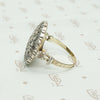 Extra Fabulous Rose Cut Diamond Target Ring