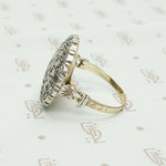 Extra Fabulous Rose Cut Diamond Target Ring