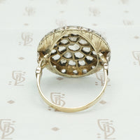 Extra Fabulous Rose Cut Diamond Target Ring