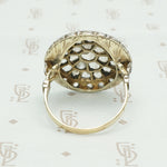 Extra Fabulous Rose Cut Diamond Target Ring