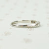 Vintage Platinum Baguette and Round Diamond Band