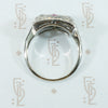 Art Deco Ruby and Diamond Panel Ring