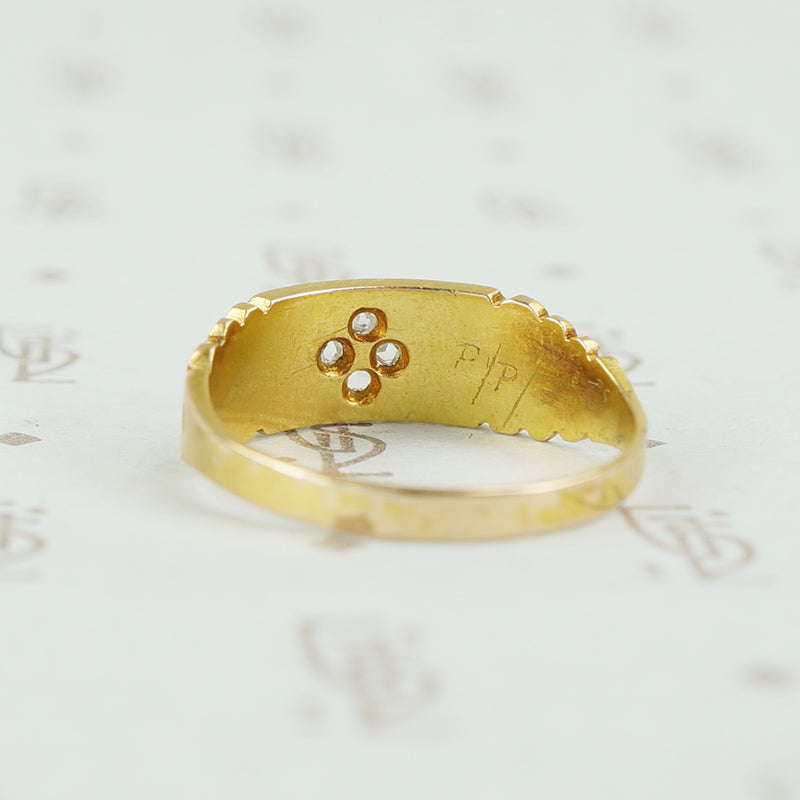back view of 15ct band